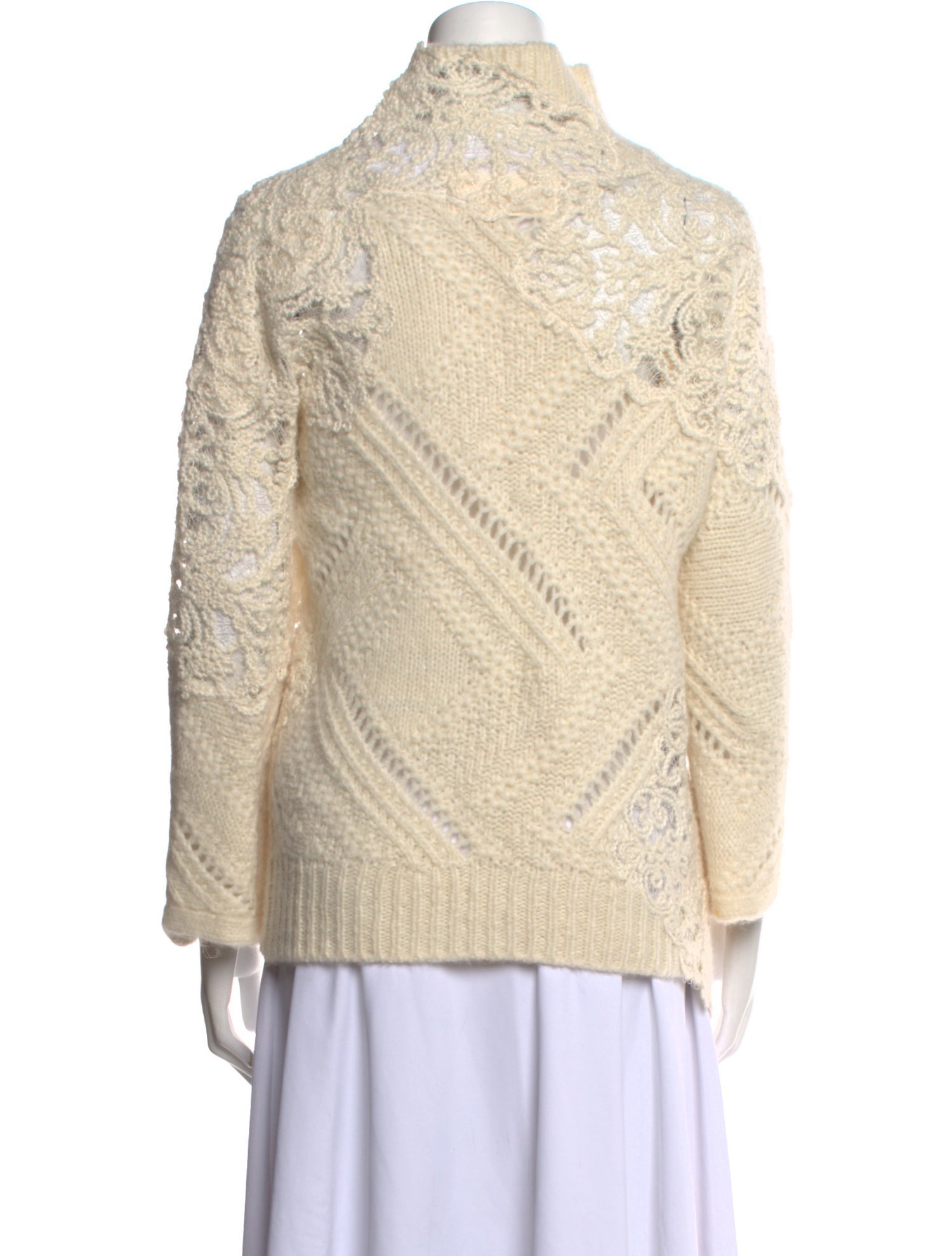 Ermanno Scervino Alpaca Mock Neck Sweater